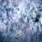 a close up of a colourful rock